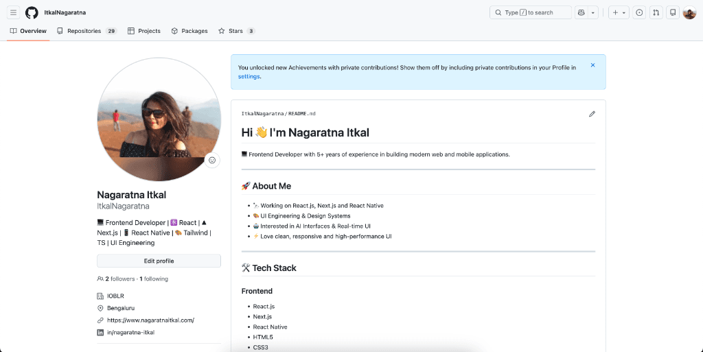 GitHub Profile